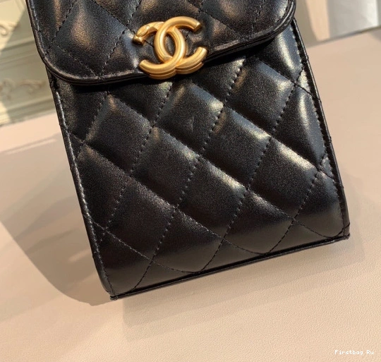 Firstbag Ru CHANEL HOLDER WITH PHONE CHAIN 0823